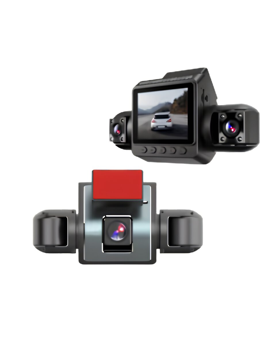Araç Ön Arka İç Kamera Sistemi Full HD Hareket Sensörlü Kayıt Cihazı