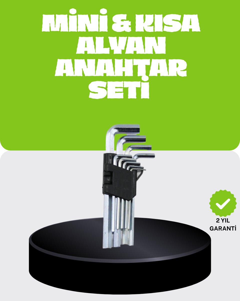 9 Parça Alyan Anahtar Seti Bisiklet Mobilya ve Otomotiv Uyumlu 9 Parça Alyan Anahtar Seti Bisiklet Mobilya ve Otomotiv Uyumlu