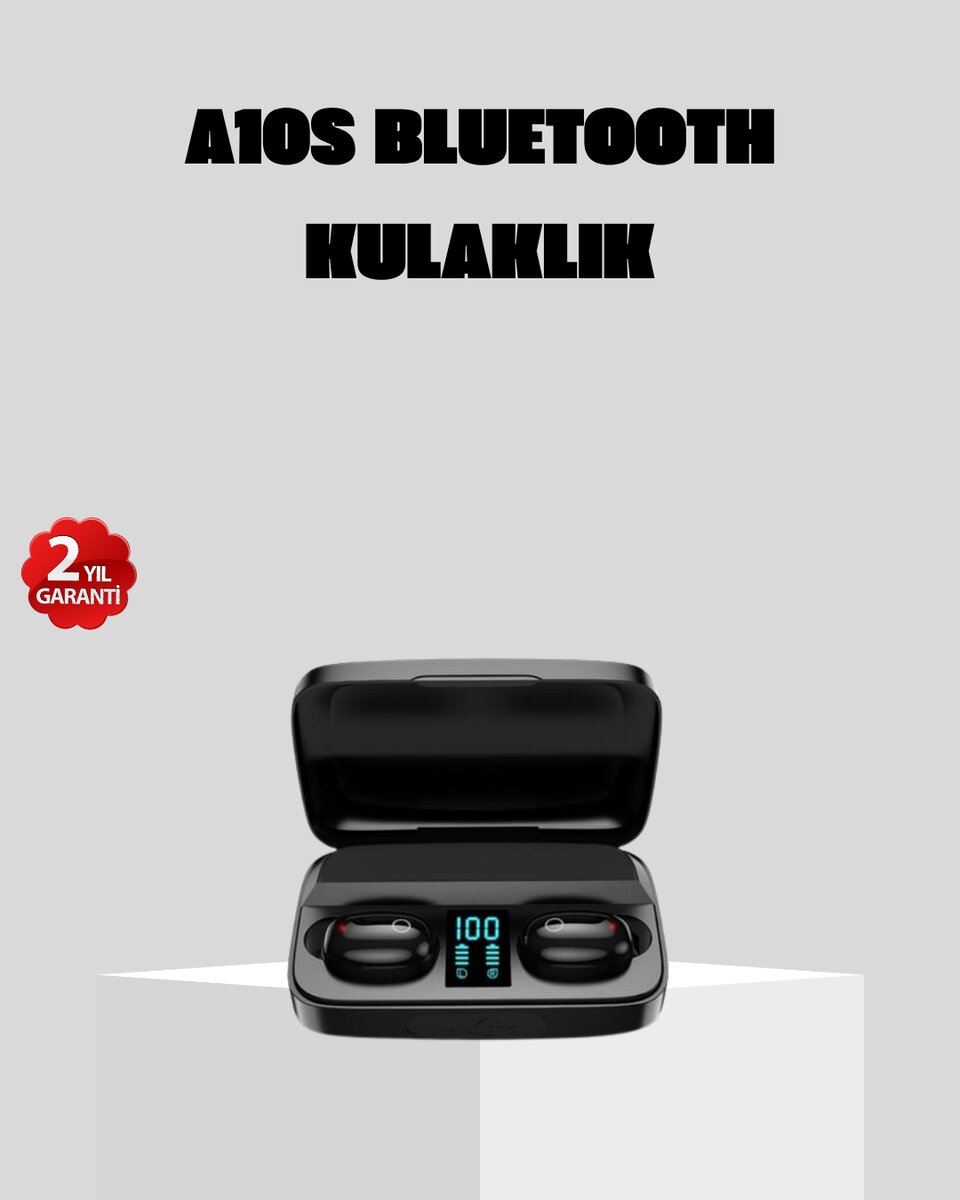 A10s Kablosuz Bluetooth Kulaklık – 1800mAh Powerbank, Otomatik Eşleşme, iOS/Android Uyumlu A10s Kablosuz Bluetooth Kulaklık – 1800mAh Powerbank, Otomatik Eşleşme, iOS/Android Uyumlu