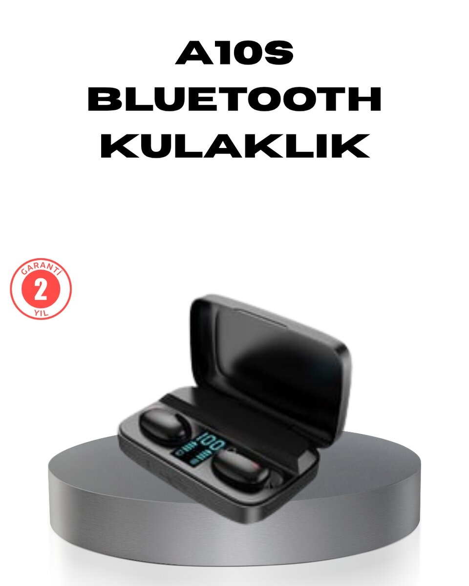 A10s TWS Bluetooth 5.0 Kulaklık – Powerbank’li Şarj Kutusu, Dokunmatik Kontrol, Gerçek Stereo A10s TWS Bluetooth 5.0 Kulaklık – Powerbank’li Şarj Kutusu, Dokunmatik Kontrol, Gerçek Stereo