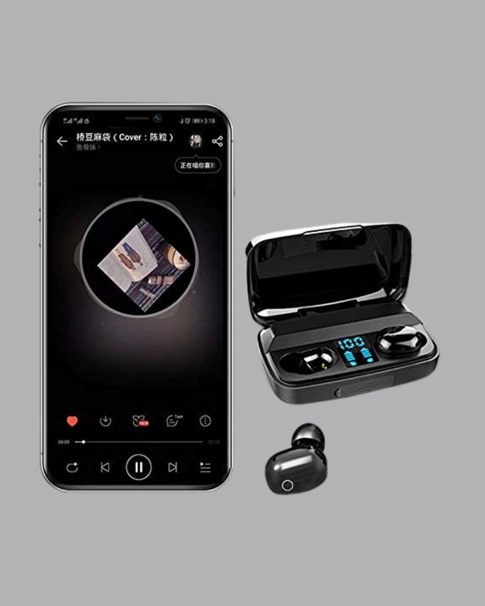A10s Kablosuz Bluetooth Kulaklık – 1800mAh Powerbank, Otomatik Eşleşme, iOS/Android Uyumlu A10s Kablosuz Bluetooth Kulaklık – 1800mAh Powerbank, Otomatik Eşleşme, iOS/Android Uyumlu