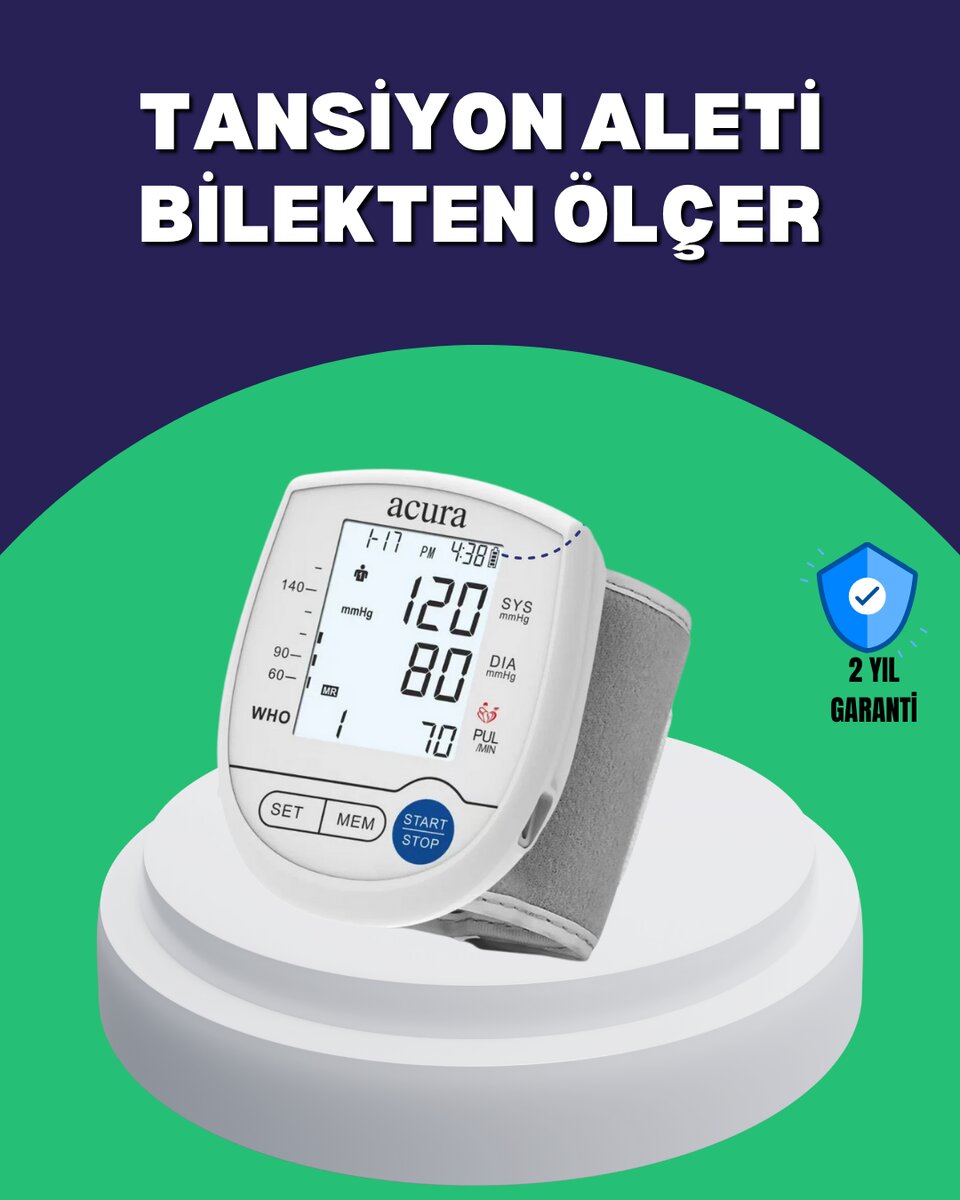 Şarjlı ve Pilli Bilek Tansiyon Ölçer Dijital Ekran Hafıza Kayıtlı Şarjlı ve Pilli Bilek Tansiyon Ölçer Dijital Ekran Hafıza Kayıtlı