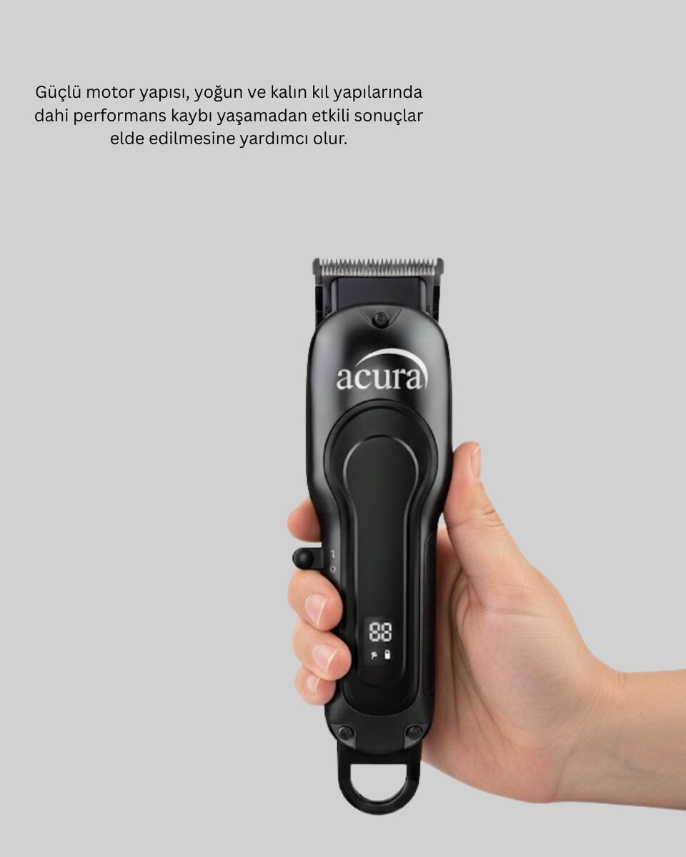 Evde ve Profesyonel Kullanıma Uygun Turbo Modlu Tıraş Makinesi Evde ve Profesyonel Kullanıma Uygun Turbo Modlu Tıraş Makinesi
