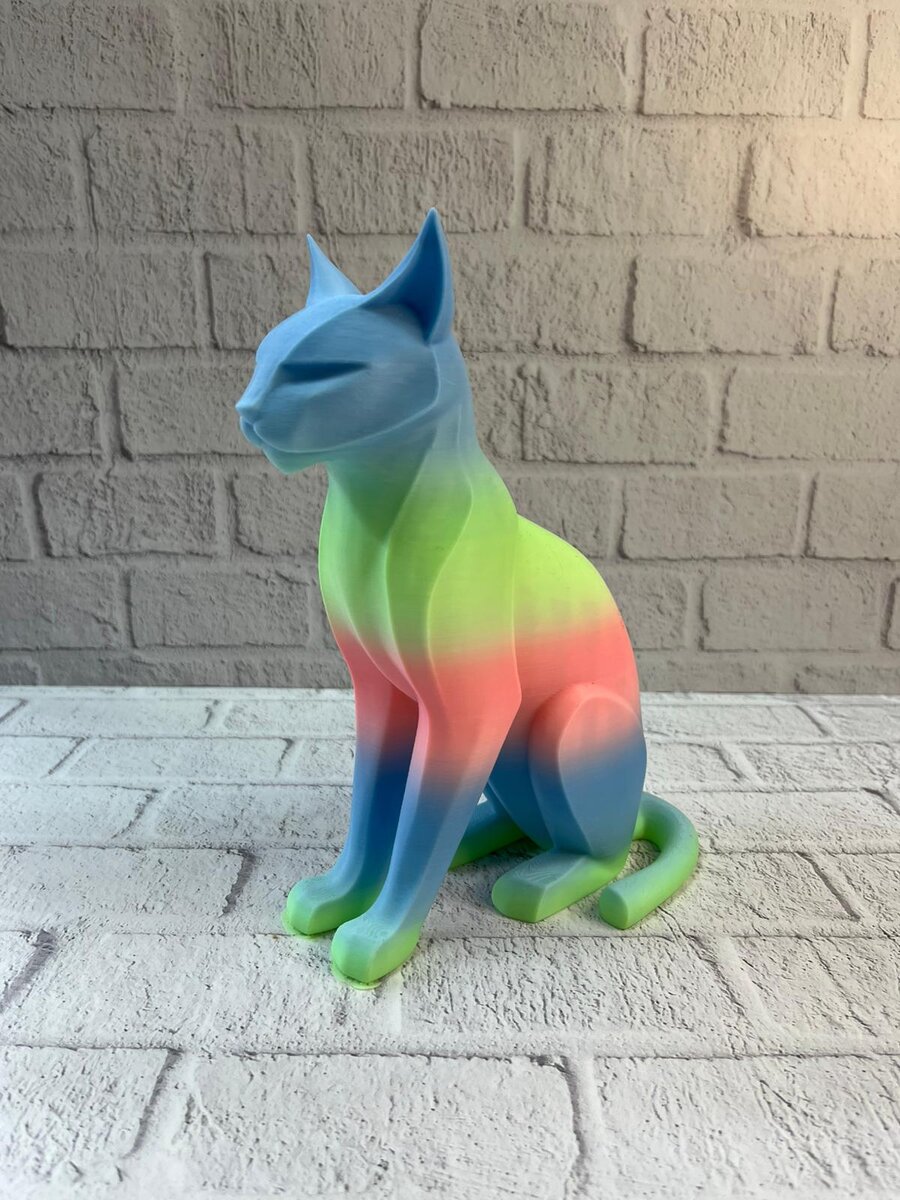 Açık Rainbow Kedi Biblo Modern Salon ve Raf Dekoru Açık Rainbow Kedi Biblo Modern Salon ve Raf Dekoru