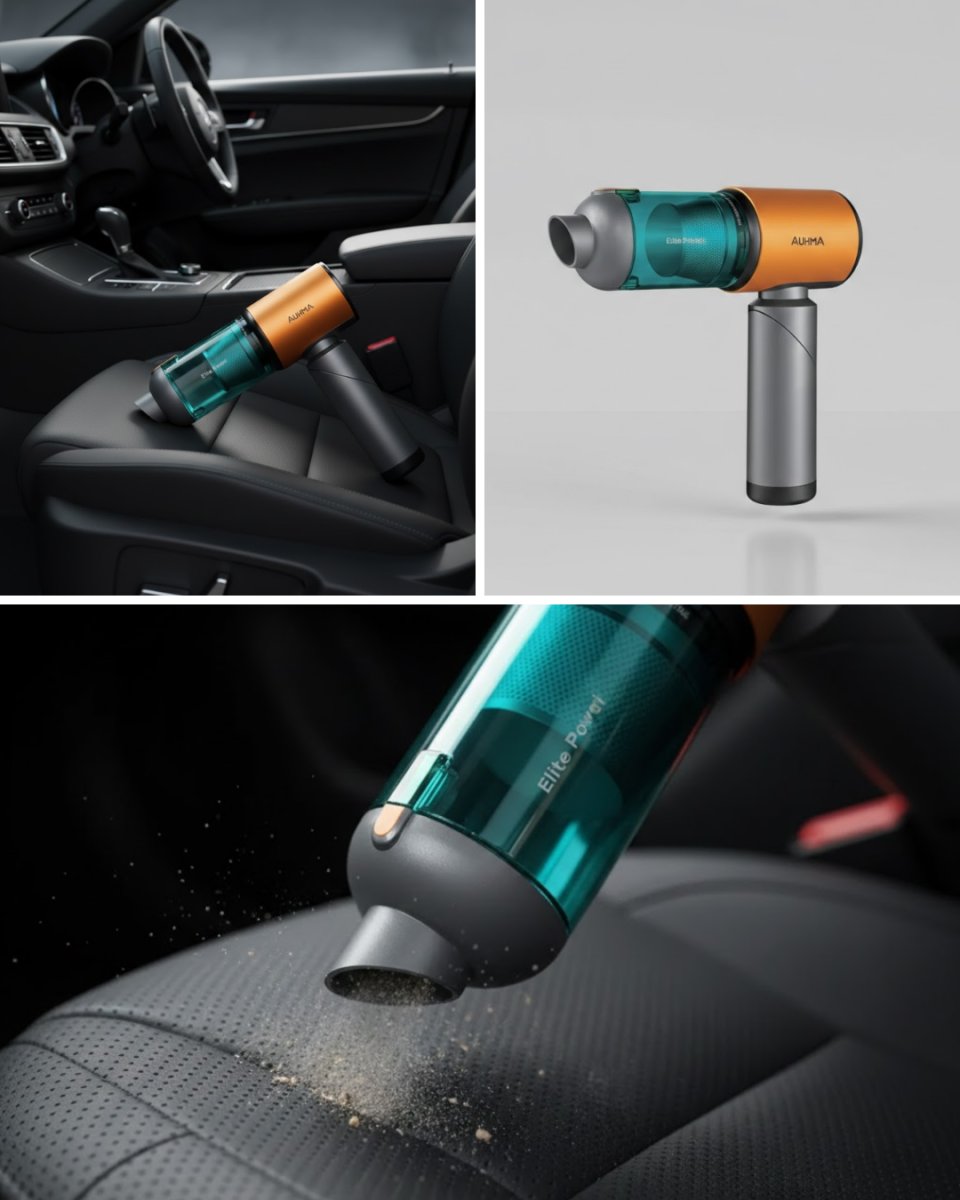 Araç İçin El Tipi Süpürge Güçlü Motor ve Uzun Pil Ömrü Araç İçin El Tipi Süpürge Güçlü Motor ve Uzun Pil Ömrü