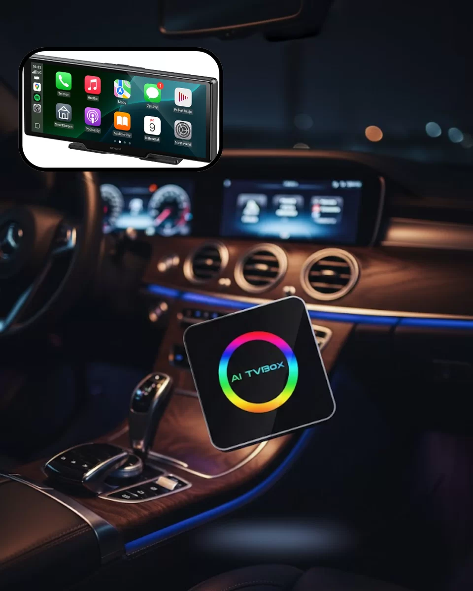 Araç İçin Kablosuz CarPlay Android Auto Multimedya Çözümü Araç İçin Kablosuz CarPlay Android Auto Multimedya Çözümü