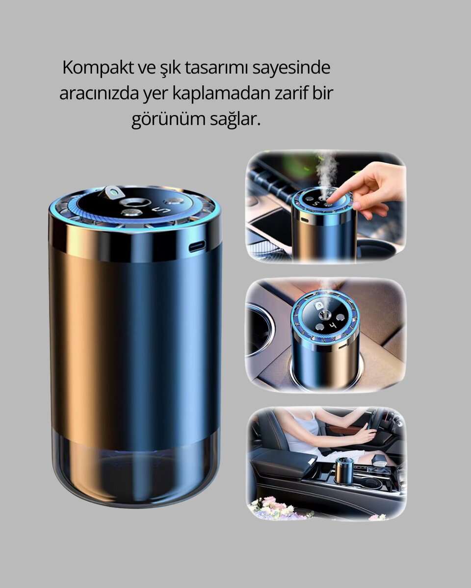 Yıldız Projeksiyonlu Araç İçi Atmosfer Difüzörü Yıldız Projeksiyonlu Araç İçi Atmosfer Difüzörü