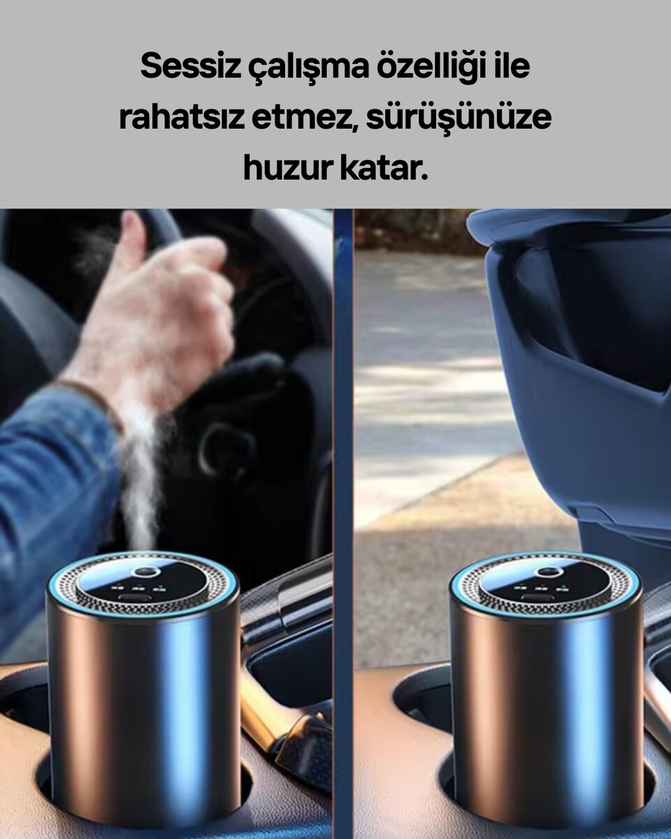 Otomatik Açma Kapama Özellikli Araç Difüzör Nemlendirici