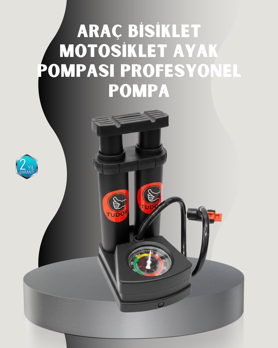 Ayak Basmalı Hava Pompası Şişme Ürünler ve Lastikler İçin Ayak Basmalı Hava Pompası Şişme Ürünler ve Lastikler İçin