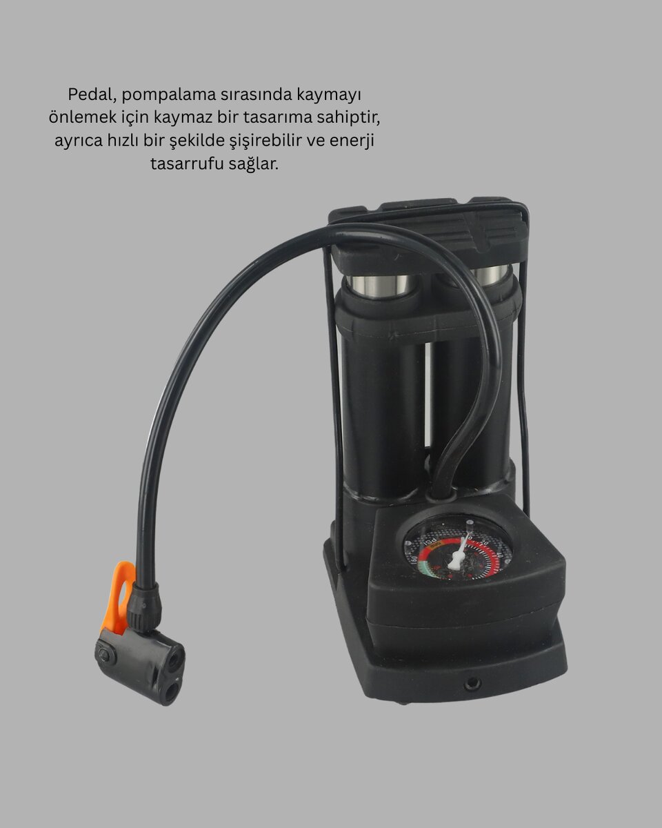Ayak Basmalı Hava Pompası Şişme Ürünler ve Lastikler İçin Ayak Basmalı Hava Pompası Şişme Ürünler ve Lastikler İçin