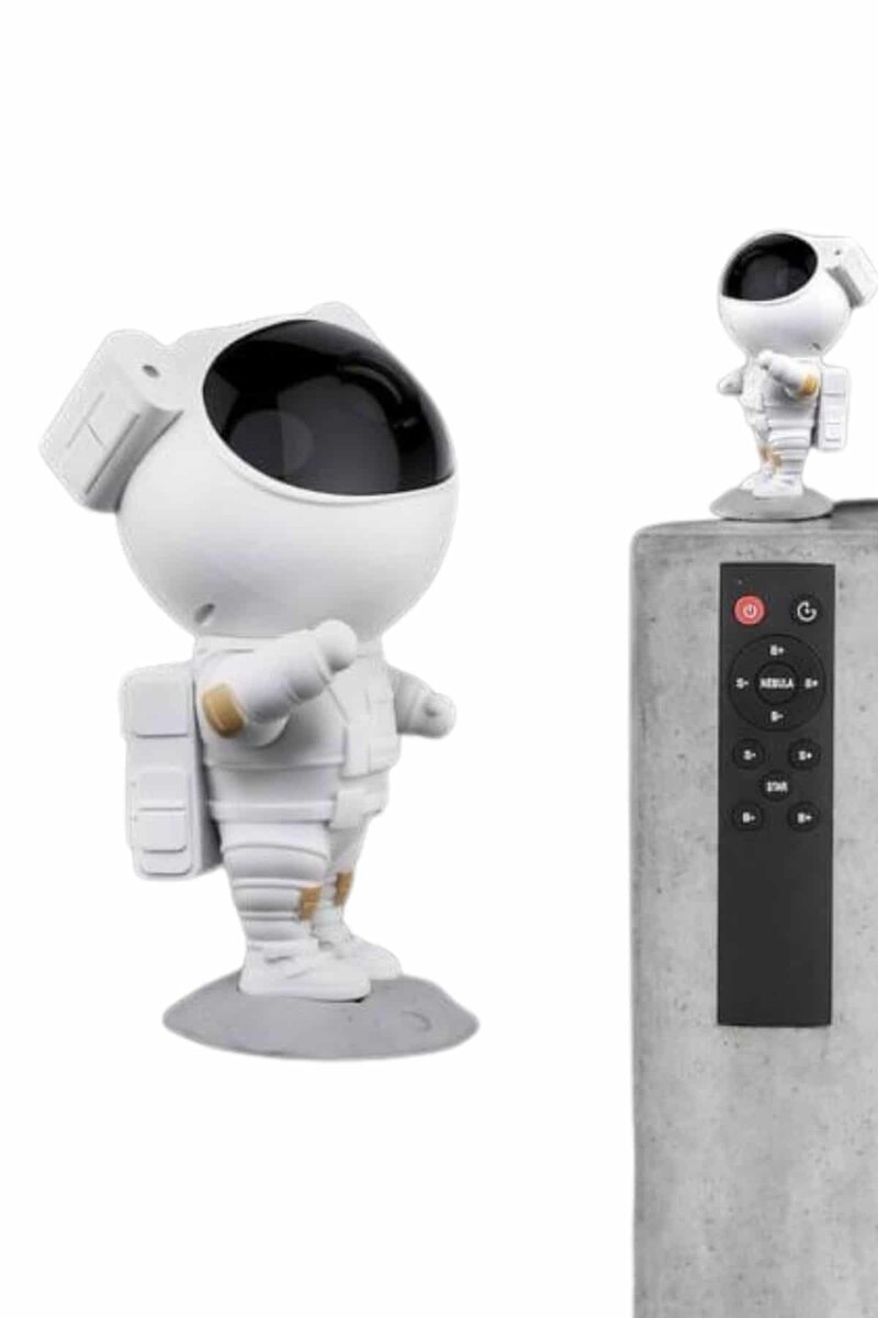 Gece Lambası Astronot Bluetooth Hoparlörlü Galaksi Işık Projektörü