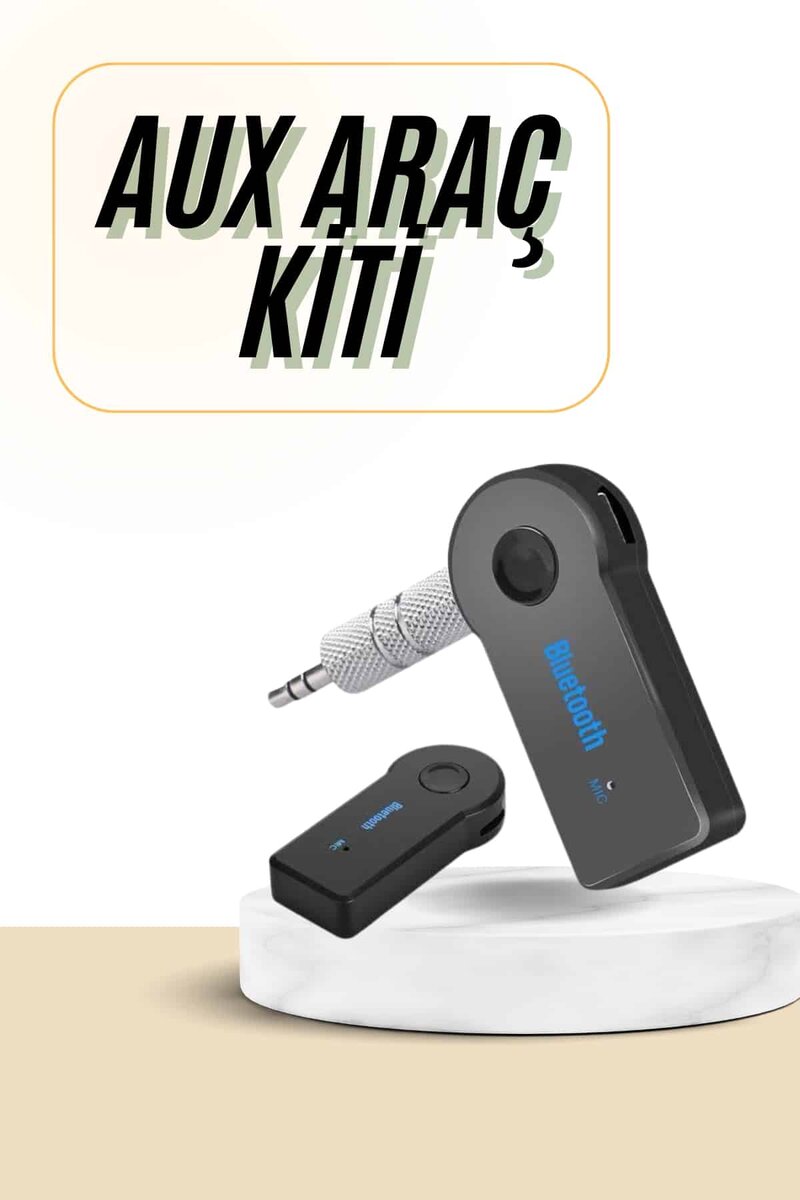 Bluetooth Araç Kiti Aux Çıkışlı Telefon Müzik Alıcı Tüm Cihazlara Uyumlu Bluetooth Araç Kiti Aux Çıkışlı Telefon Müzik Alıcı Tüm Cihazlara Uyumlu