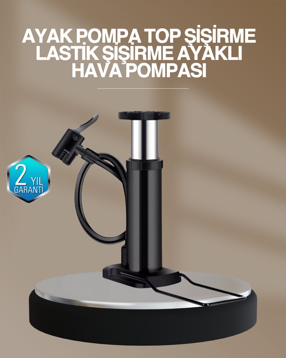 Extra Güçlü Ayak Pompası Otomobil Motosiklet Bisiklet Uyumlu Extra Güçlü Ayak Pompası Otomobil Motosiklet Bisiklet Uyumlu