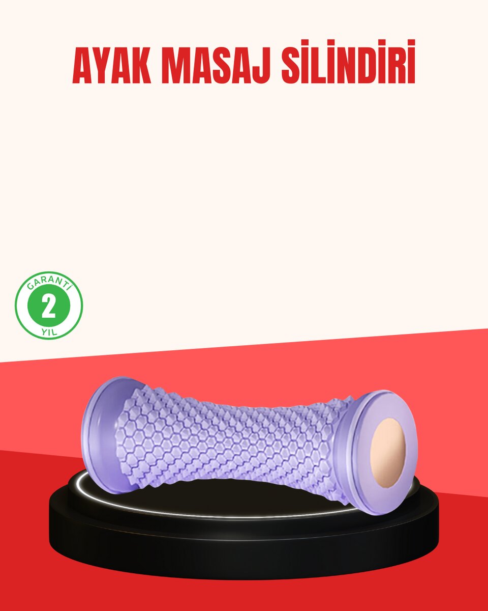 Ayak Masaj Silindiri Derin Doku Masajı Kirpi Topu Akupunktur Etkili Ayak Masaj Silindiri Derin Doku Masajı Kirpi Topu Akupunktur Etkili