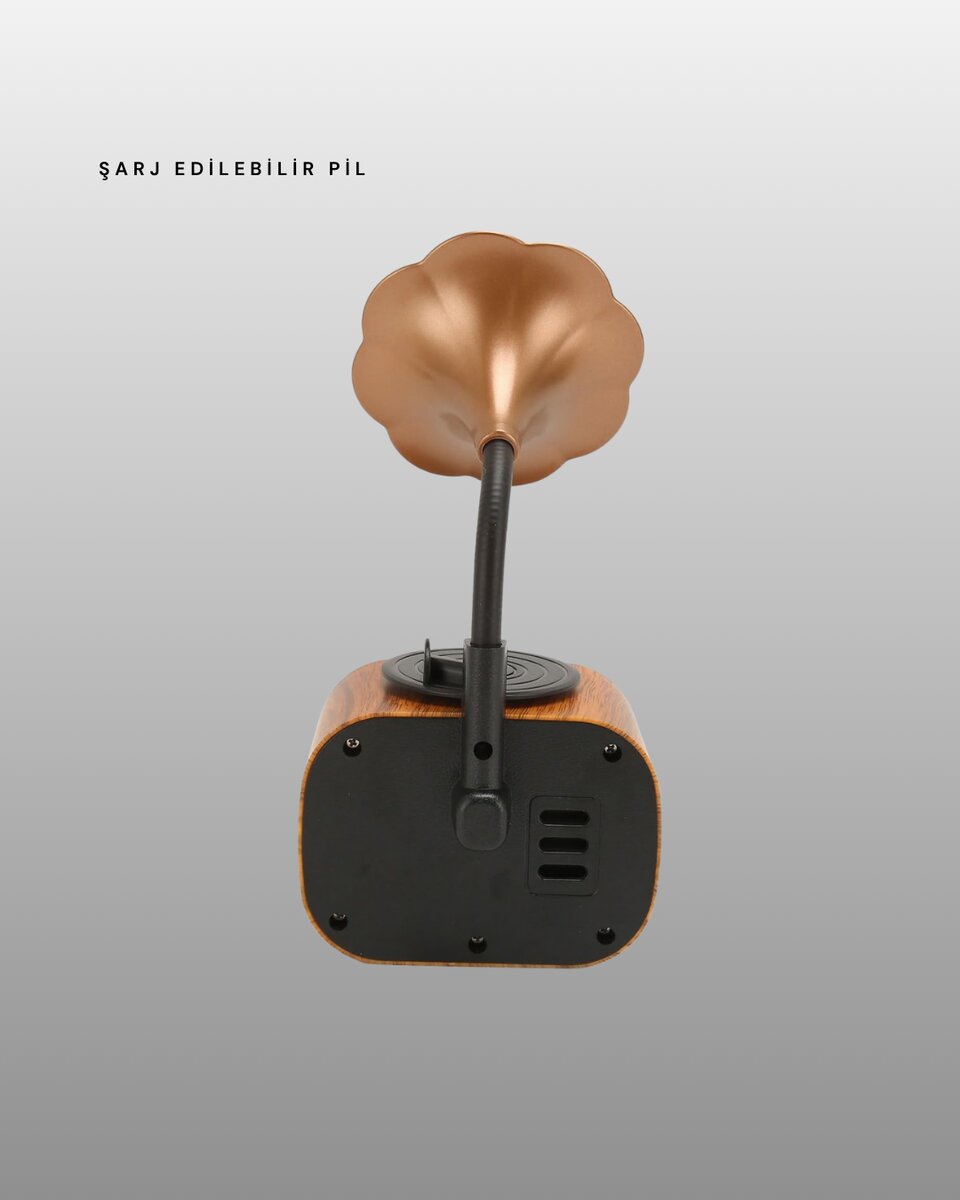 Retro Tasarımlı Mini Bluetooth Hoparlör ve FM Radyo Çoklu Medya Retro Tasarımlı Mini Bluetooth Hoparlör ve FM Radyo Çoklu Medya
