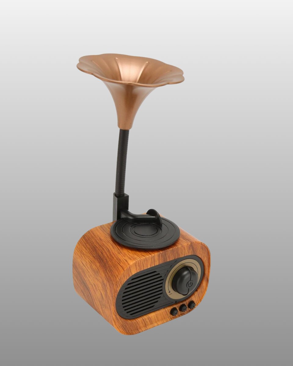 Şarjlı Mini Retro Radyo Bluetooth Hoparlör Çoklu Bağlantı Seçenekli Şarjlı Mini Retro Radyo Bluetooth Hoparlör Çoklu Bağlantı Seçenekli