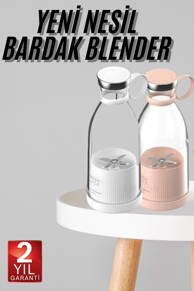 Taşınabilir Kablosuz Şarjlı Kişisel Smoothie El Blender Mini Meyve Sıkacağı Taşınabilir Kablosuz Şarjlı Kişisel Smoothie El Blender Mini Meyve Sıkacağı