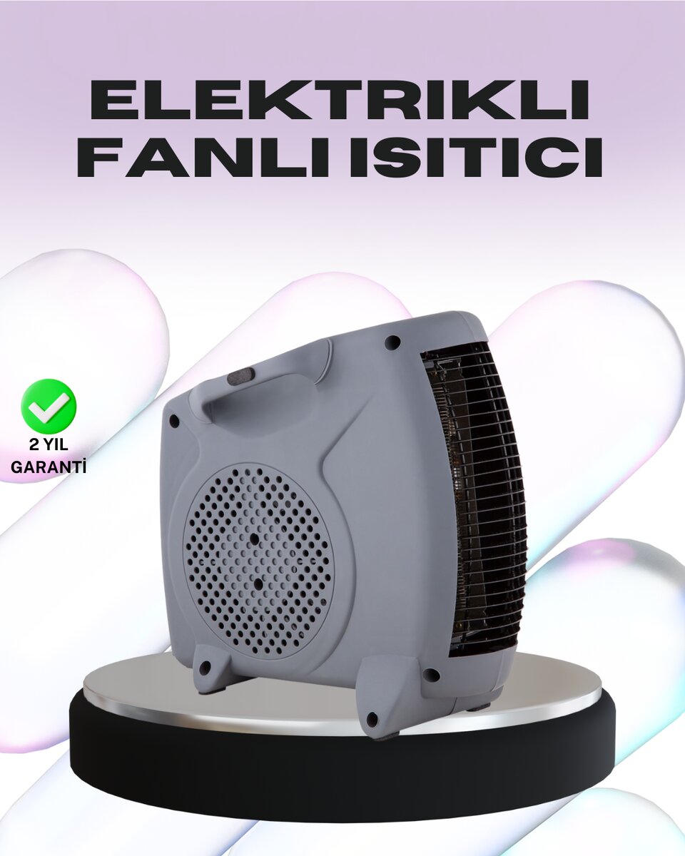 Taşınabilir Fanlı Isıtıcı Elektrikli Termik Korumalı Oda Isıtıcı Taşınabilir Fanlı Isıtıcı Elektrikli Termik Korumalı Oda Isıtıcı