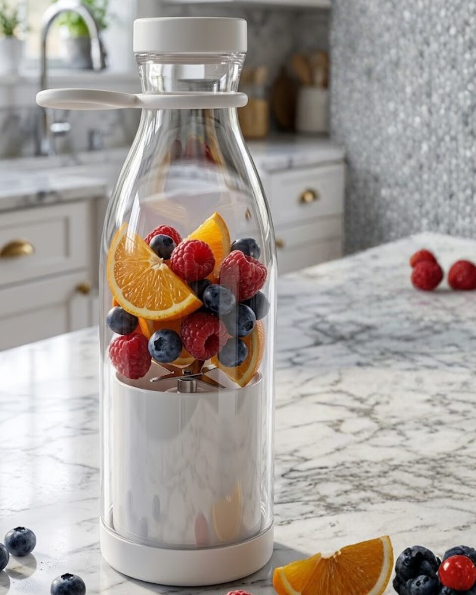 Şarjlı Taşınabilir Blender 380 ml USB Kablosuz Smoothie ve Meyve Karıştırıcı Şarjlı Taşınabilir Blender 380 ml USB Kablosuz Smoothie ve Meyve Karıştırıcı