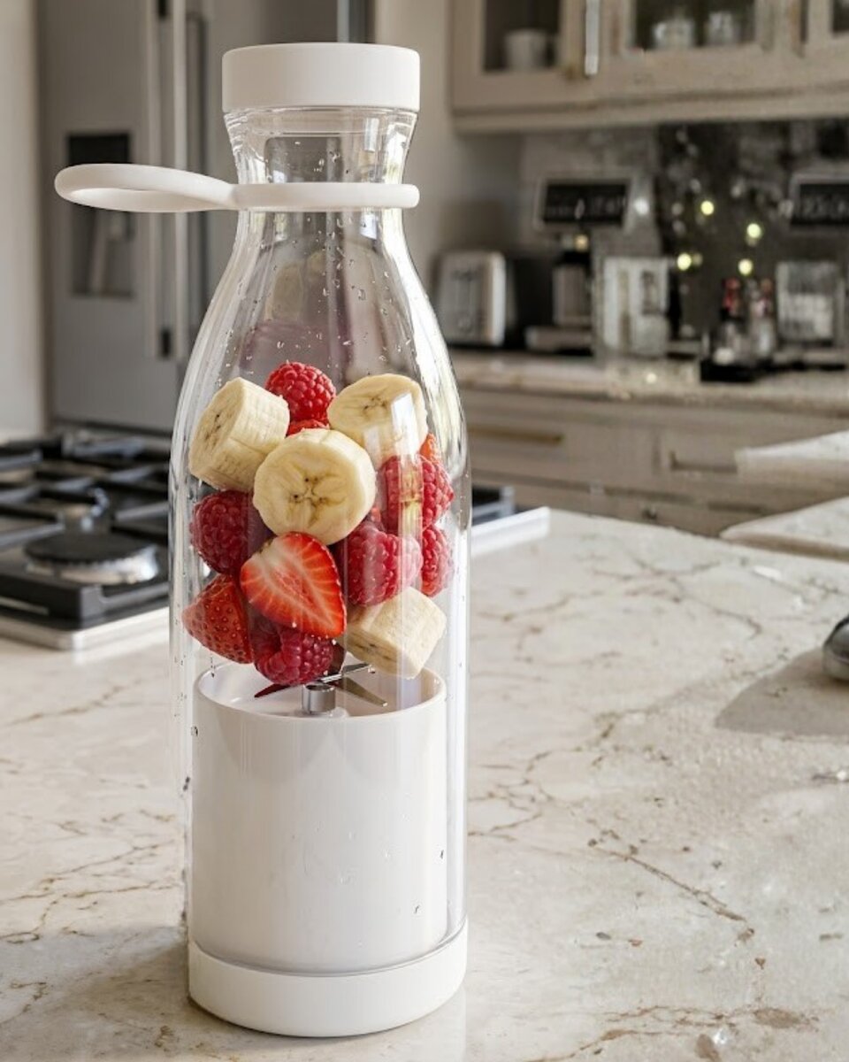 Mini Smoothie Blender USB Şarjlı 380 ml Taşınabilir ve Hafif Tasarım Mini Smoothie Blender USB Şarjlı 380 ml Taşınabilir ve Hafif Tasarım