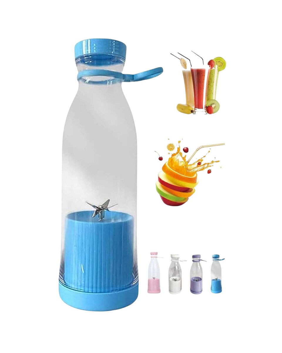 Kablosuz Taşınabilir Blender 380 ml Smoothie Milkshake Meyve Karıştırıcı