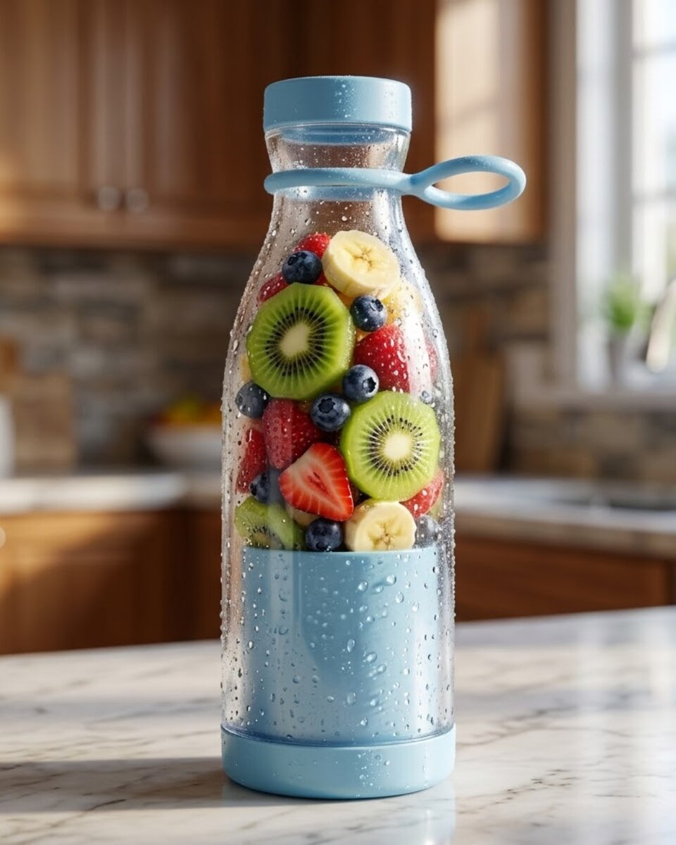Taşınabilir Blender 380 ml USB Şarjlı Meyve Karıştırıcı Kolay Temizlenebilir Taşınabilir Blender 380 ml USB Şarjlı Meyve Karıştırıcı Kolay Temizlenebilir