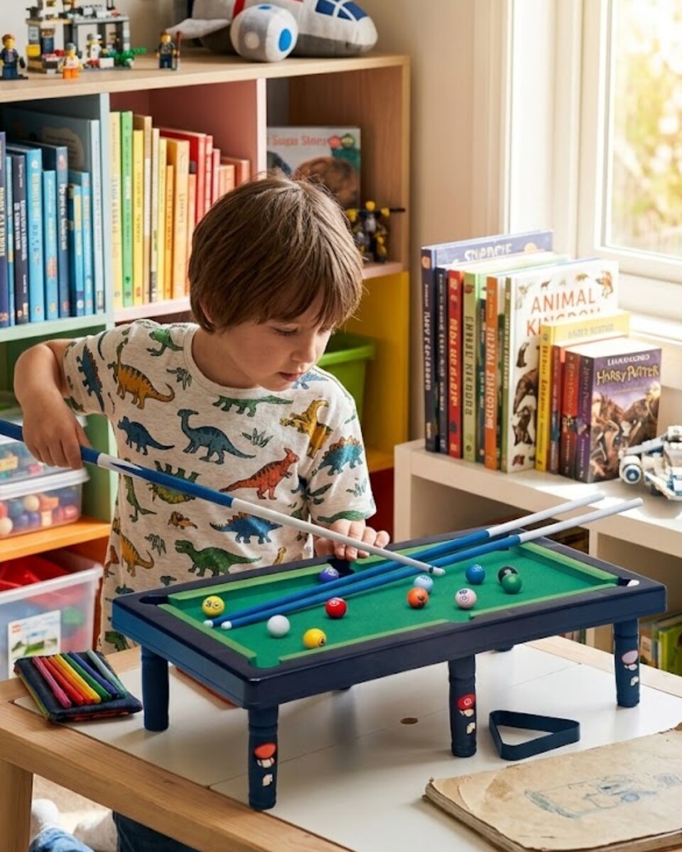 Mini Bilardo Oyunu Seti Evde Eğlenceli Masa Oyunu Çocuk ve Aile Mini Bilardo Oyunu Seti Evde Eğlenceli Masa Oyunu Çocuk ve Aile