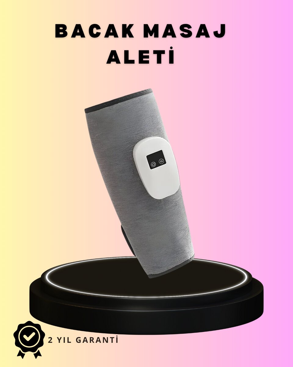 3 Kademeli Hava Basınçlı Isıtmalı Baldır Masaj Aleti – Titreşimli ve Kablosuz Kullanım 3 Kademeli Hava Basınçlı Isıtmalı Baldır Masaj Aleti – Titreşimli ve Kablosuz Kullanım