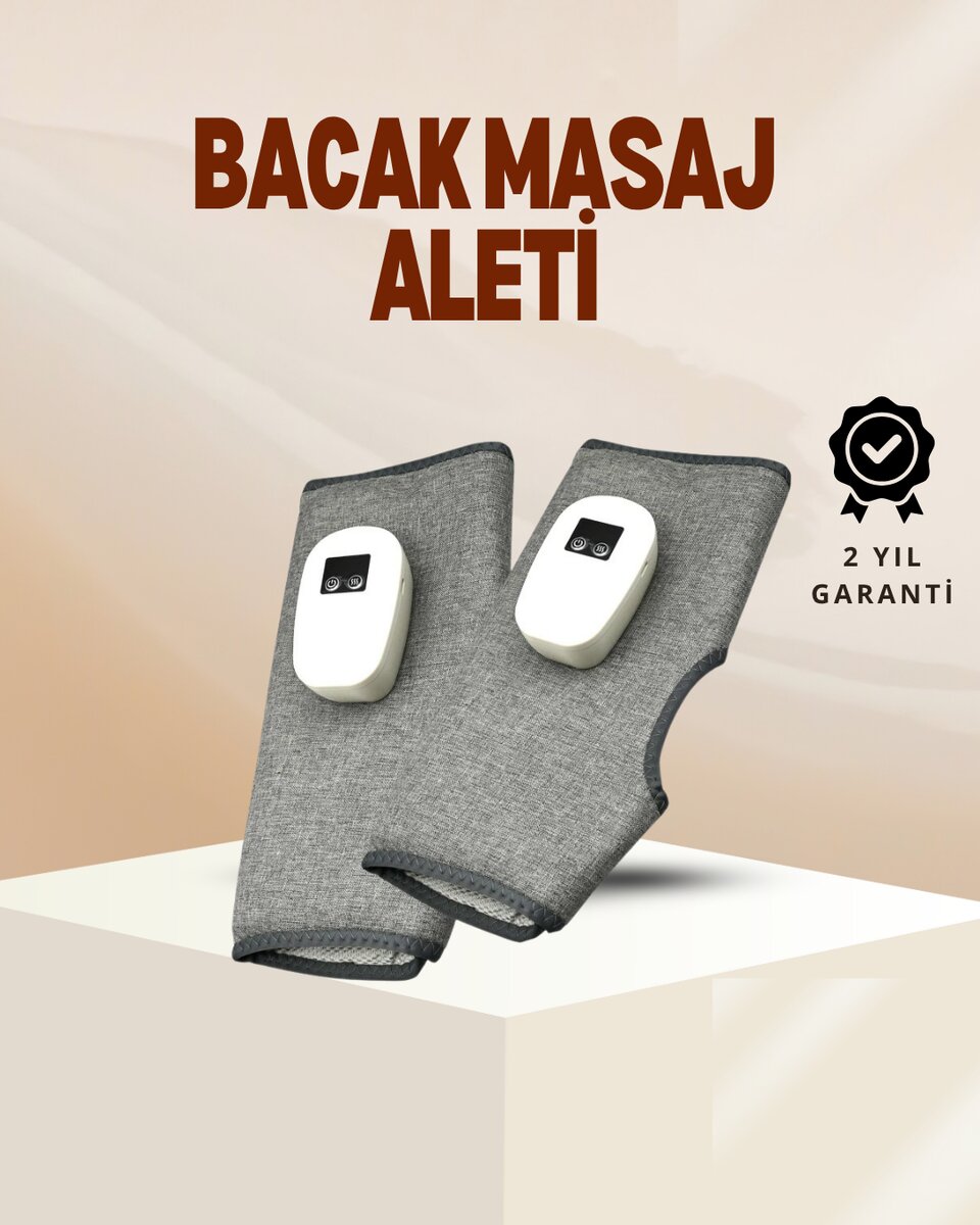 Kablosuz Isıtmalı Baldır Masaj Aleti – 3 Hava Basınçlı, Titreşimli ve Sıcak Kompres Fonksiyonlu Kablosuz Isıtmalı Baldır Masaj Aleti – 3 Hava Basınçlı, Titreşimli ve Sıcak Kompres Fonksiyonlu
