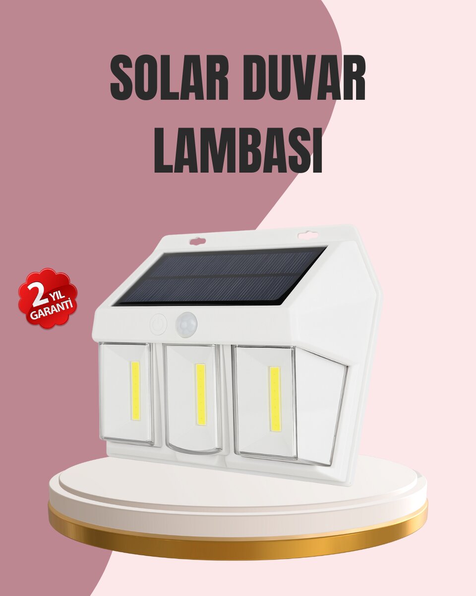 Güneş Enerjili Bahçe ve Duvar Aydınlatma – BK-618-3 LED Lamba Güneş Enerjili Bahçe ve Duvar Aydınlatma – BK-618-3 LED Lamba