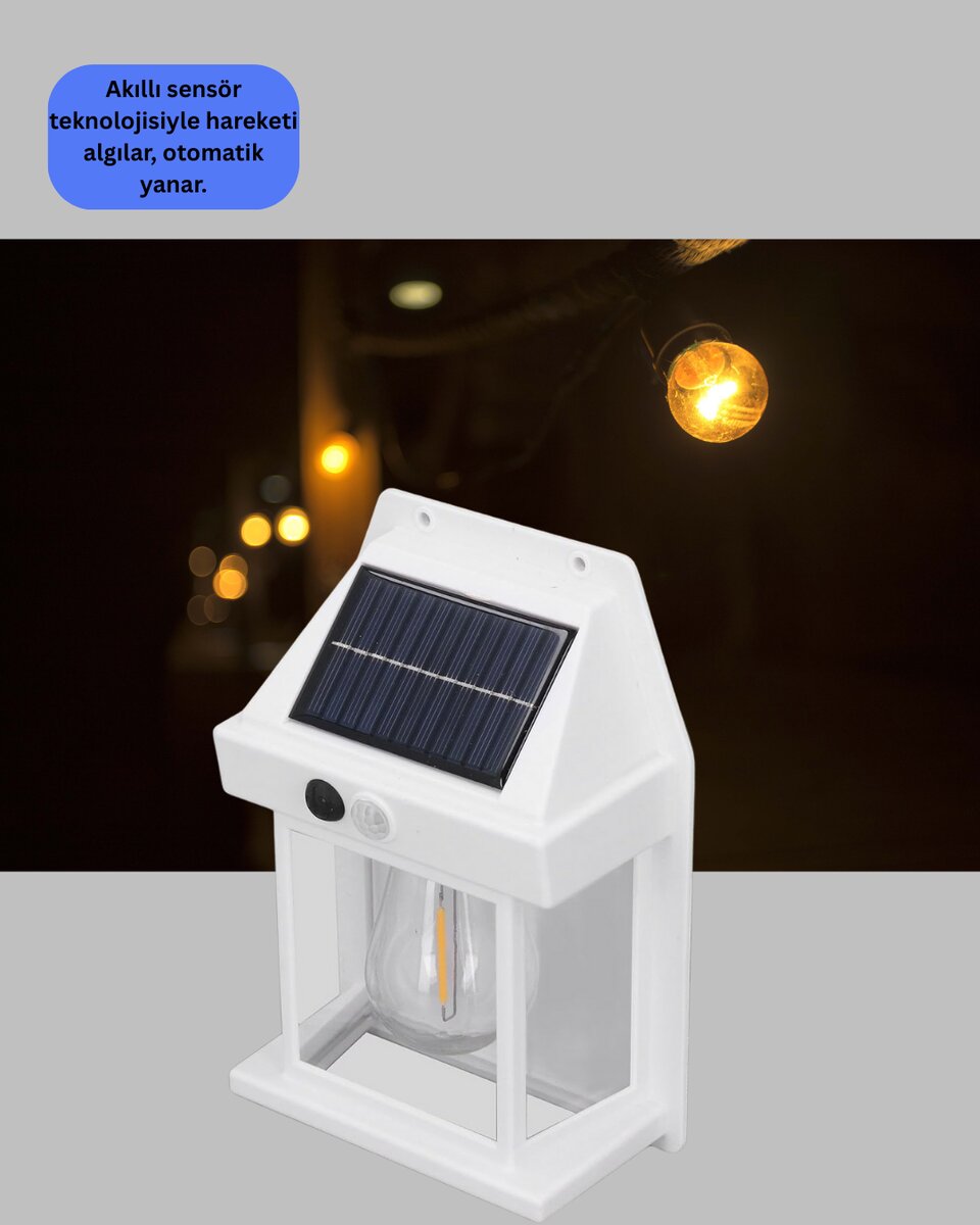 1800 mAh Pilli Solar Duvar Aydınlatma 1800 mAh Pilli Solar Duvar Aydınlatma