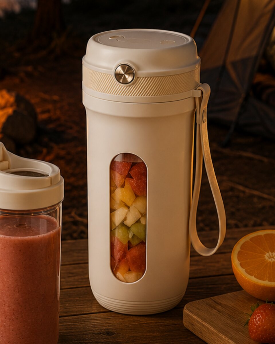 Kablosuz Taşınabilir Blender Güçlü Motorlu Meyve Sıkıcı ve Smoothie Hazırlayıcı Kablosuz Taşınabilir Blender Güçlü Motorlu Meyve Sıkıcı ve Smoothie Hazırlayıcı
