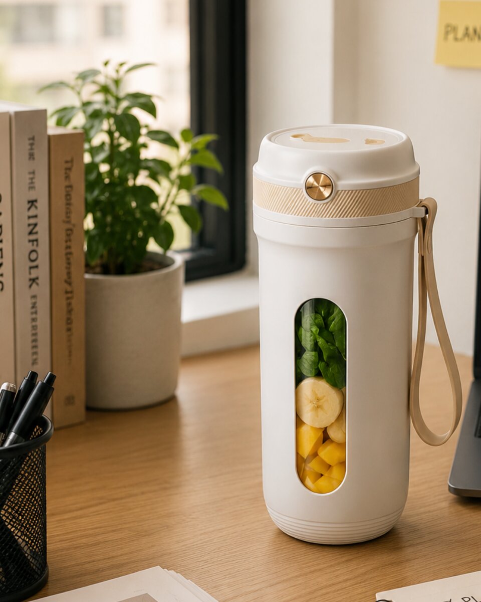 Spor ve Seyahat İçin Taşınabilir Smoothie Blender USB Şarj Destekli Spor ve Seyahat İçin Taşınabilir Smoothie Blender USB Şarj Destekli