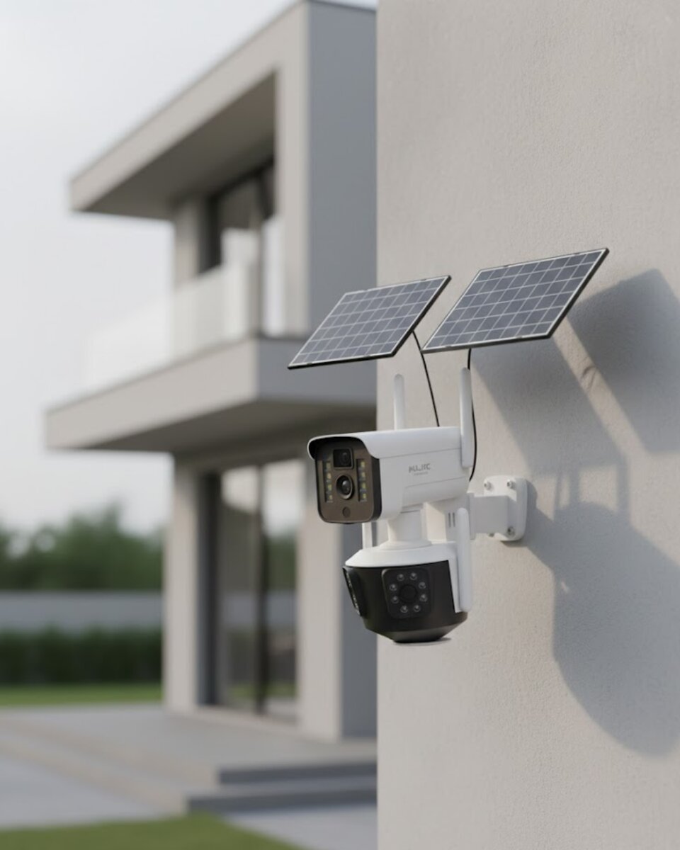 Çoklu Lensli 9MP Solar IP Kamera Uzaktan İzleme ve Alarm Bildirimli Çoklu Lensli 9MP Solar IP Kamera Uzaktan İzleme ve Alarm Bildirimli