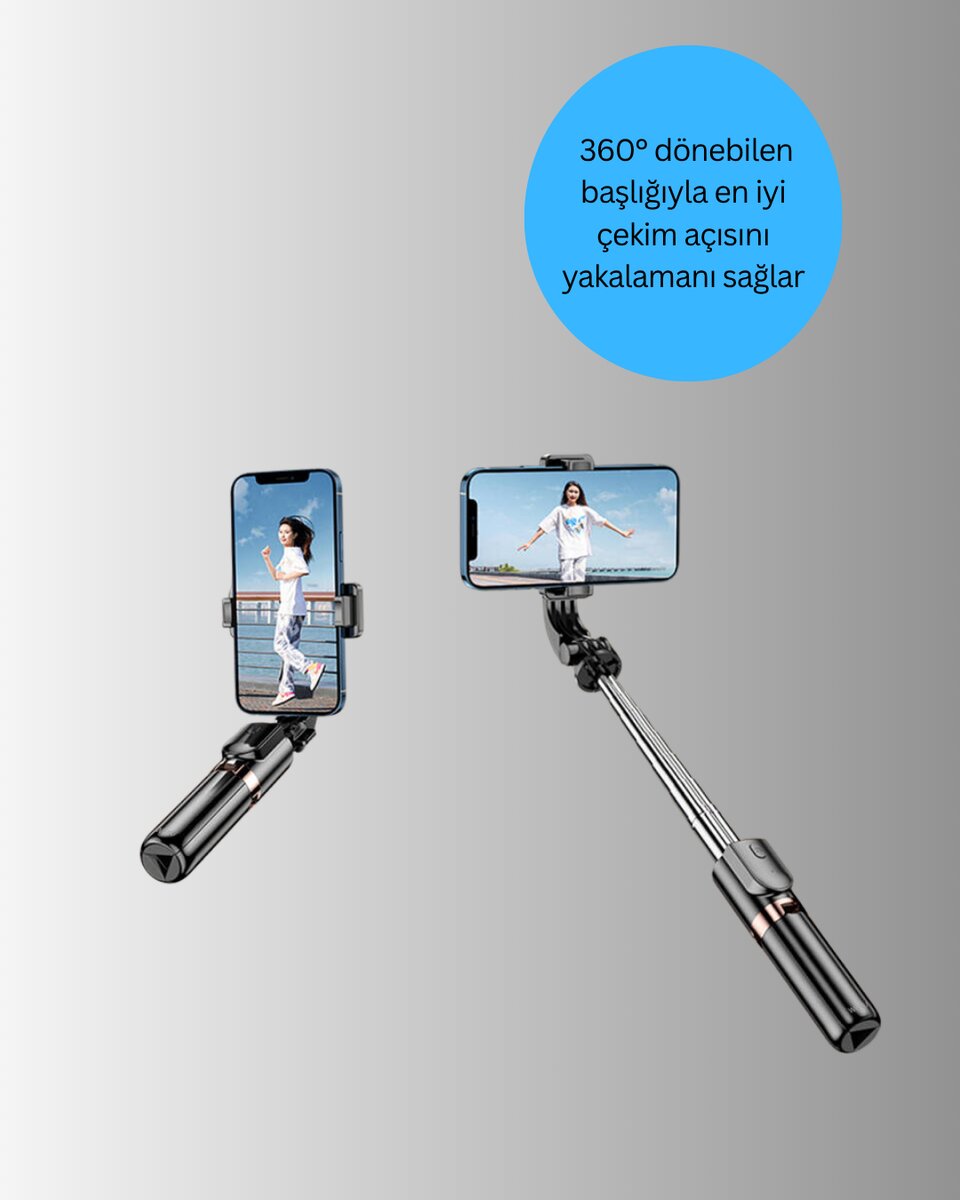 Bluetooth’lu Işıklı Selfie Çubuğu – Katlanabilir, 130 cm Bluetooth’lu Işıklı Selfie Çubuğu – Katlanabilir, 130 cm