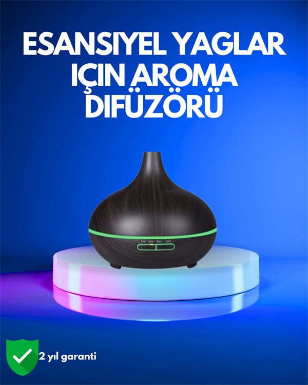550 ml Kapasiteli Ultrasonik Difüzör – Yağsız Nemlendirici Kullanımıyla Uyumlu 550 ml Kapasiteli Ultrasonik Difüzör – Yağsız Nemlendirici Kullanımıyla Uyumlu
