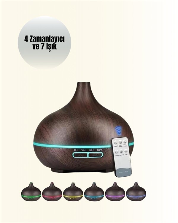 550 ml Kapasiteli Ultrasonik Difüzör – Yağsız Nemlendirici Kullanımıyla Uyumlu 550 ml Kapasiteli Ultrasonik Difüzör – Yağsız Nemlendirici Kullanımıyla Uyumlu