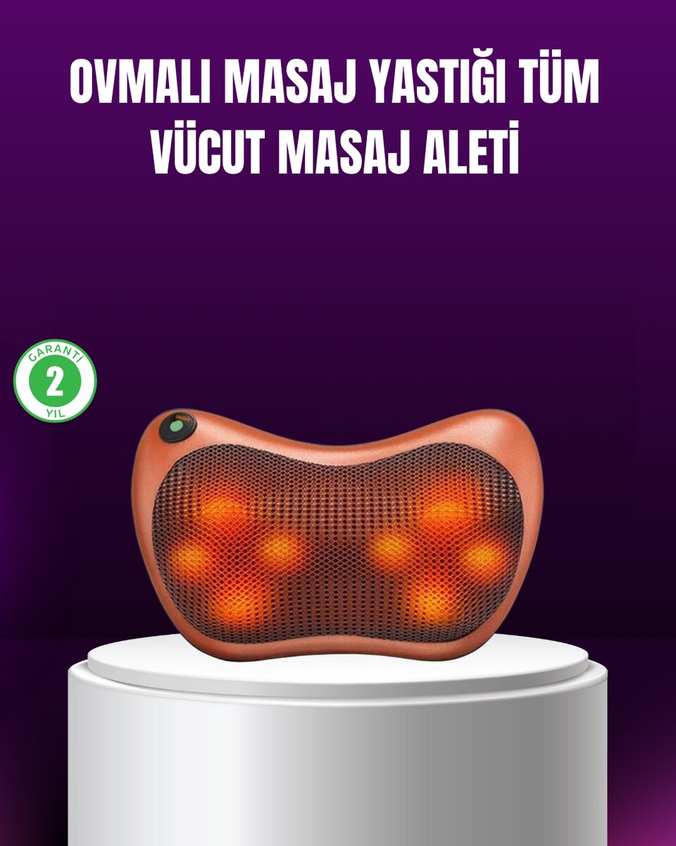 Ergonomik Derin Yoğurmalı Boyun Bel Sırt Masaj Cihazı Priz Çakmak Girişli Ergonomik Derin Yoğurmalı Boyun Bel Sırt Masaj Cihazı Priz Çakmak Girişli