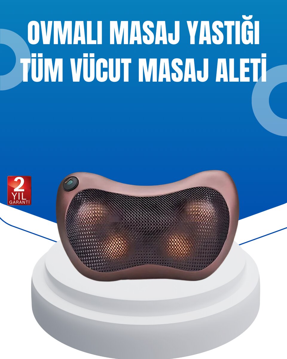 Taşınabilir Yoğurma Masaj Cihazı Boyun Bel Sırt Ayak Taşınabilir Yoğurma Masaj Cihazı Boyun Bel Sırt Ayak
