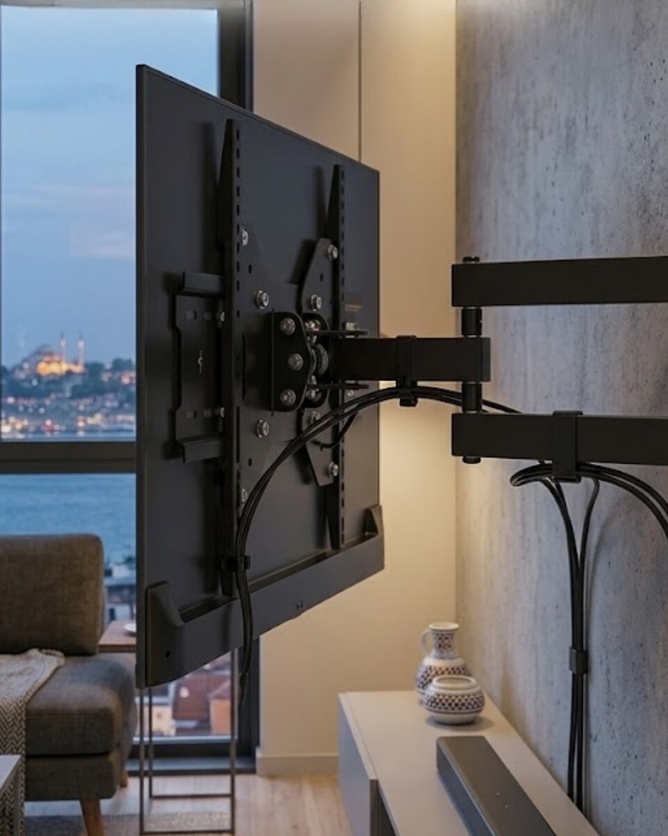 Televizyon Duvar Askı Aparatı Hareketli 27 55 İnç TV Askı Aparatı Televizyon Duvar Askı Aparatı Hareketli 27 55 İnç TV Askı Aparatı