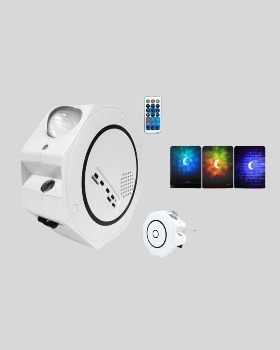 Çok Modlu Yıldız ve Okyanus Efektli Gece Işığı Projektörü Çok Modlu Yıldız ve Okyanus Efektli Gece Işığı Projektörü