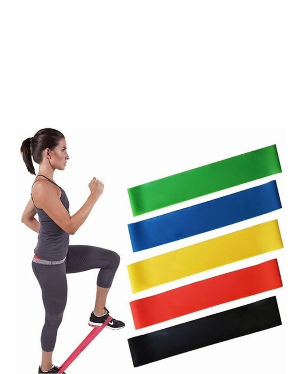 Pilates ve Fitness Direnç Bandı Egzersiz İçin Esnek Güçlendirme Lastiği Pilates ve Fitness Direnç Bandı Egzersiz İçin Esnek Güçlendirme Lastiği