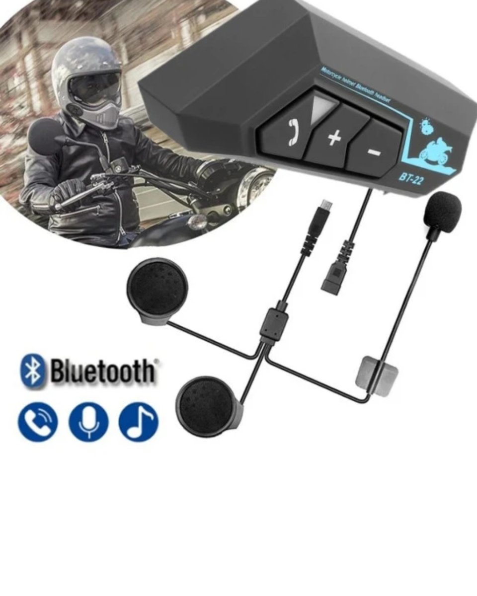 Motosiklet Kask Bluetooth Kulaklık 20 Saat Konuşma Süresi