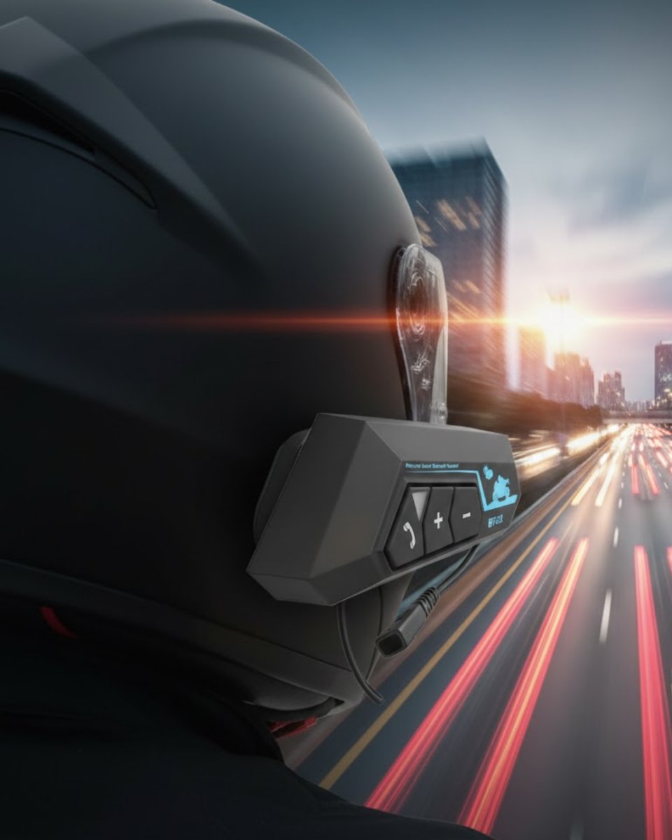 Su Geçirmez Motosiklet Kask Kulaklık 1000mAh Batarya Su Geçirmez Motosiklet Kask Kulaklık 1000mAh Batarya