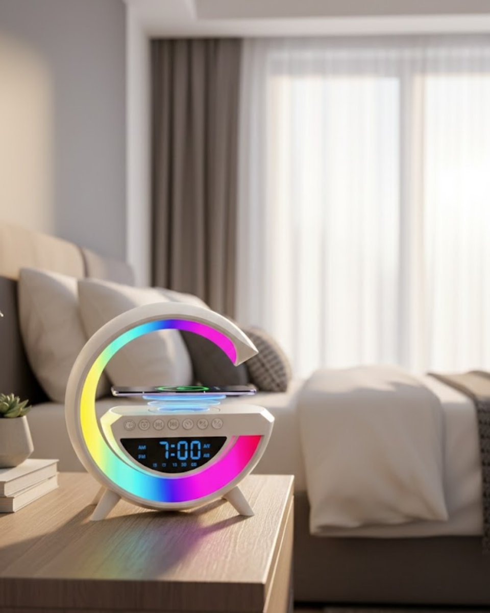 Kablosuz Bluetooth Hoparlör RGB Aydınlatmalı Çoklu Medya Destekli Kablosuz Bluetooth Hoparlör RGB Aydınlatmalı Çoklu Medya Destekli
