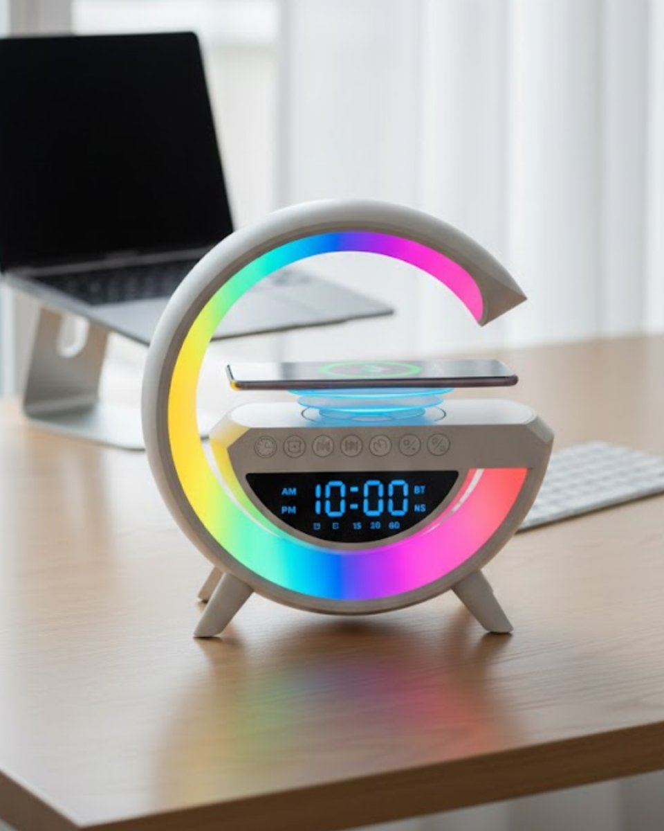 Bluetooth Hoparlör RGB Aydınlatmalı USB TF Kart FM Özellikli Bluetooth Hoparlör RGB Aydınlatmalı USB TF Kart FM Özellikli