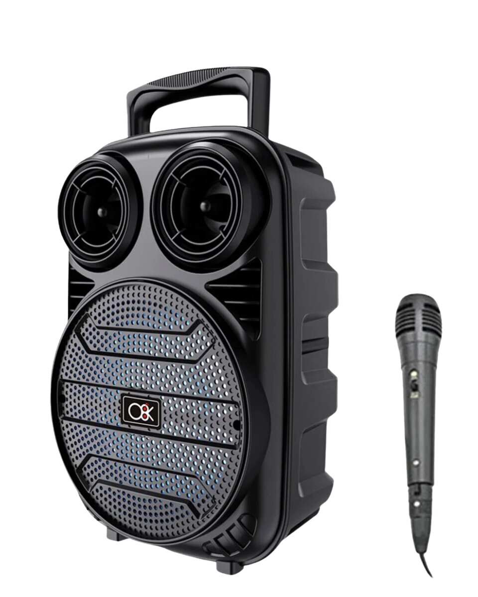 RGB Işıklı Bluetooth Karaoke Hoparlör Mikrofonlu USB TF Kart Destekli Taşınabilir Speaker RGB Işıklı Bluetooth Karaoke Hoparlör Mikrofonlu USB TF Kart Destekli Taşınabilir Speaker