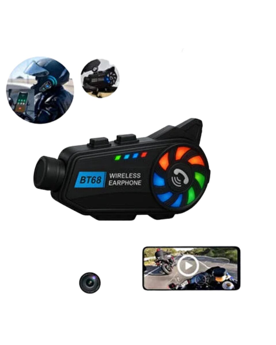 Bluetooth Destekli Kask Kamerası Uzun Batarya ve Akıllı Kontrol Bluetooth Destekli Kask Kamerası Uzun Batarya ve Akıllı Kontrol