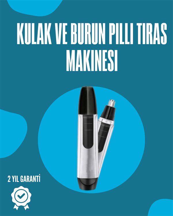 Pil ile Çalışan Kulak, Burun ve Kaş Tımar Cihazı Pil ile Çalışan Kulak, Burun ve Kaş Tımar Cihazı