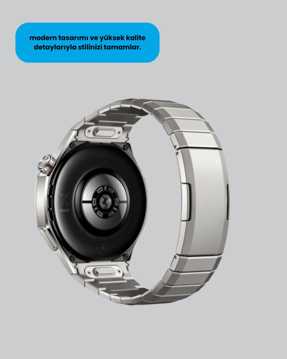 Gümüş Akıllı Saat 46mm Kasa Gümüş Akıllı Saat 46mm Kasa
